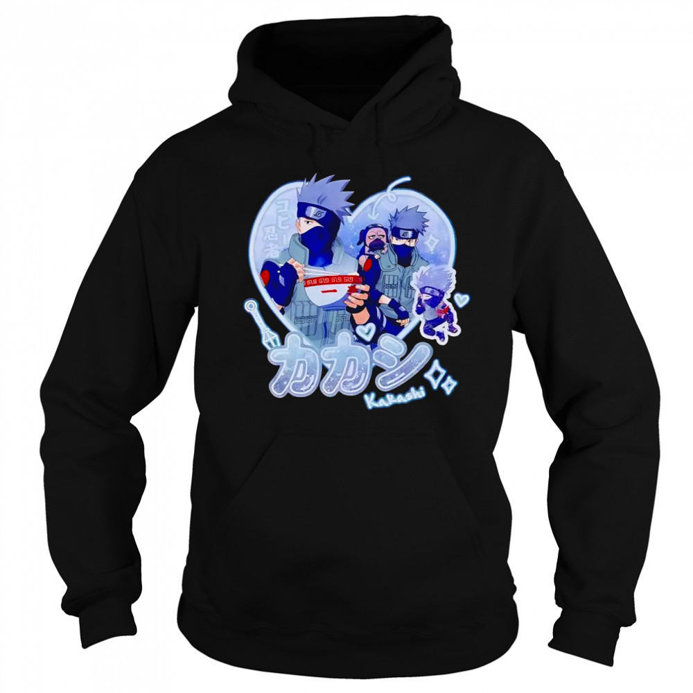 Naruto Shippuden Kakashi Heart shirt Hoodie