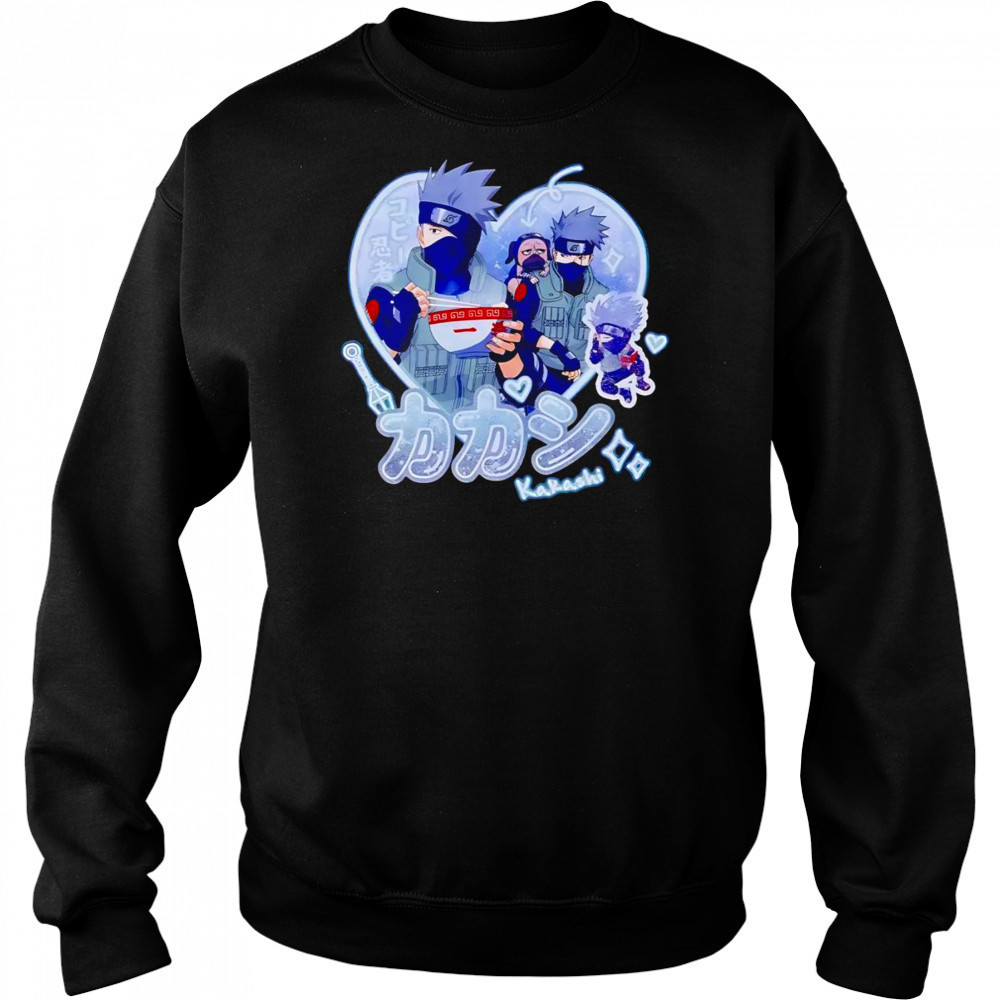 Naruto Shippuden Kakashi Heart shirt Sweatshirt