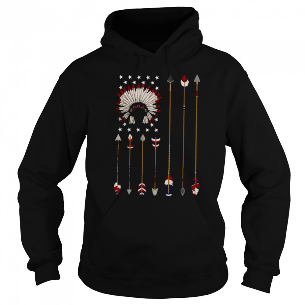 Native American Indian 4th of July Indigenous Americans T Shirt Hoodie