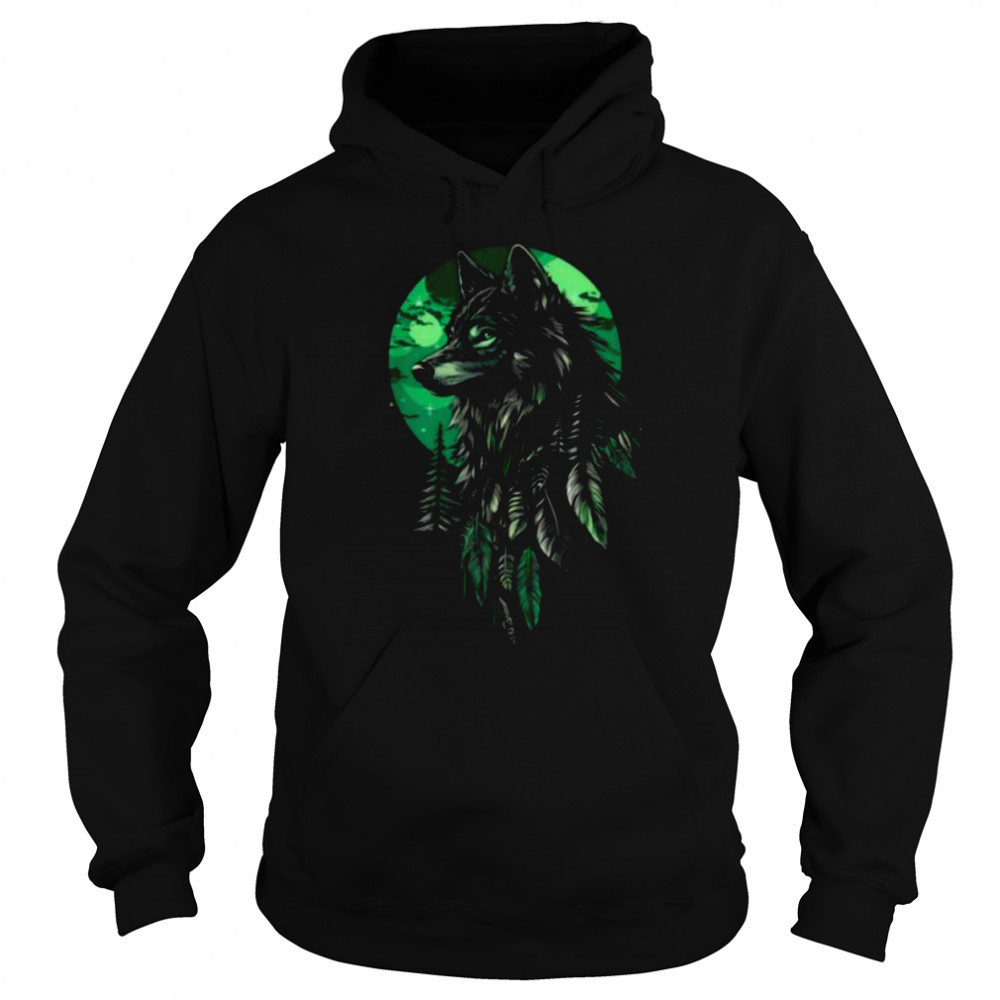 Native American Wolf Native American Pride Indian Tribe T Shirt Hoodie
