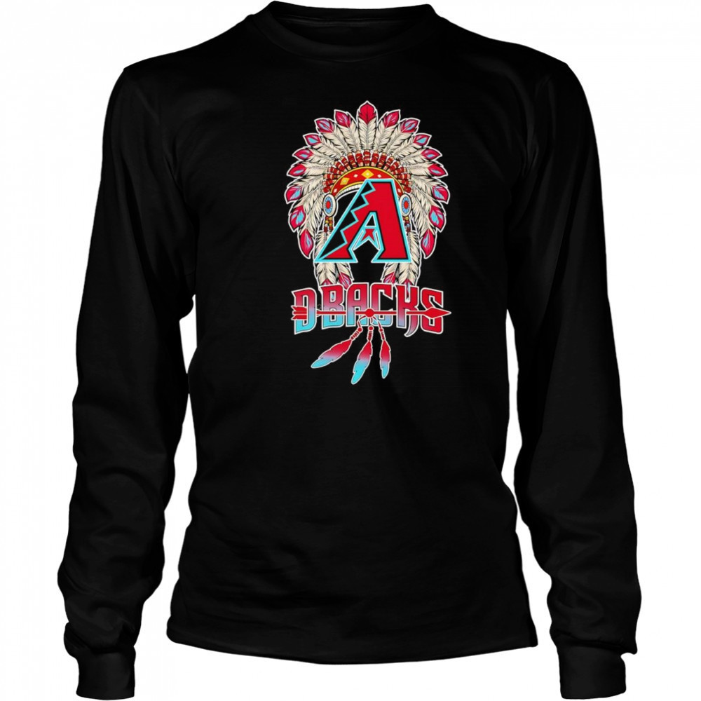 Native Chief headdress Arizona Diamondbacks shirt Long Sleeved