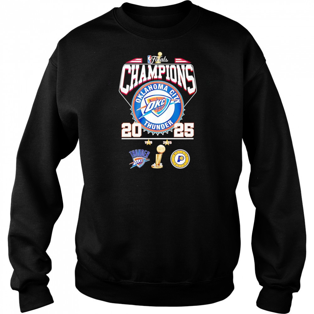 NBA Finals Champions 2025 Oklahoma City Thunder shirt Sweatshirt