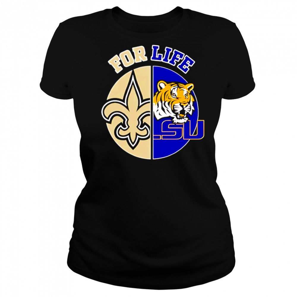 New orleans saintss and lau for life shirt Women's T-shirt