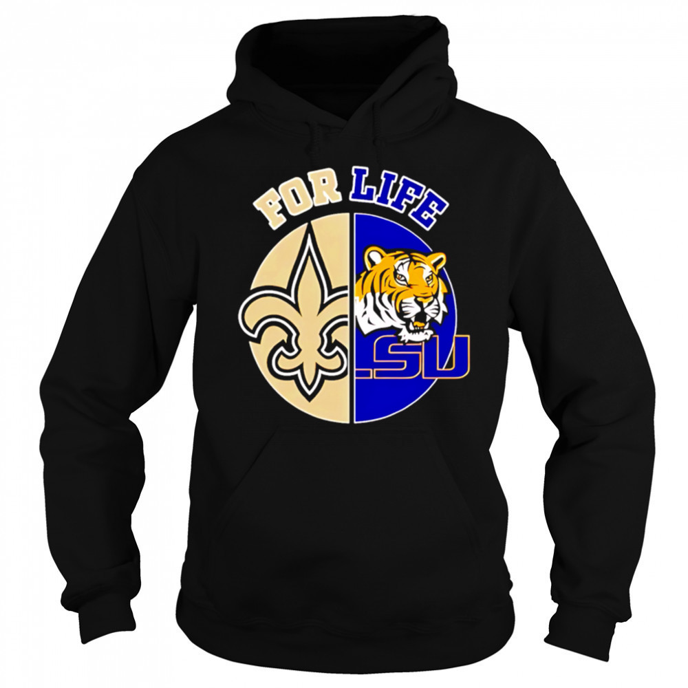 New orleans saintss and lau for life shirt Hoodie