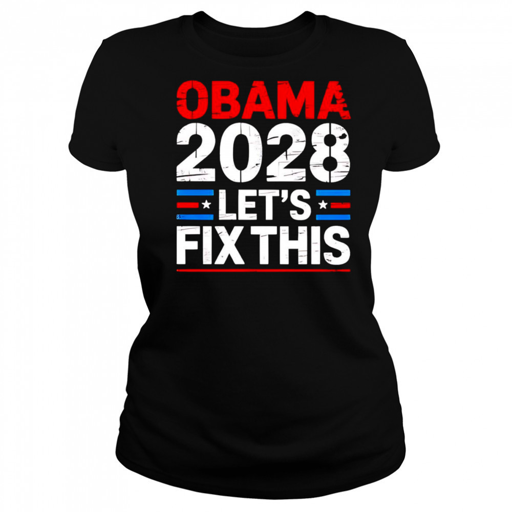 Obama 2028 let’s fix this Electric shirt Women's T-shirt