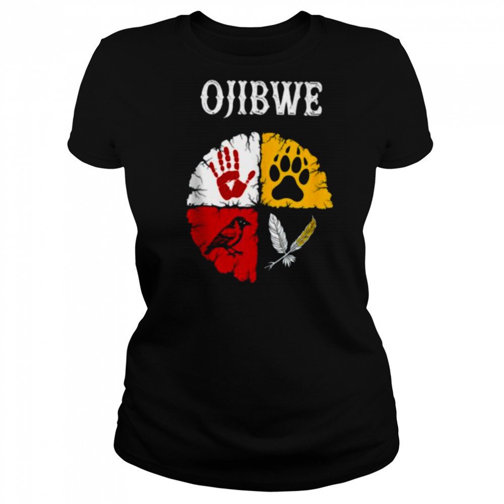 Ojibwe Native American Medicine Wheel Shirt Women's T-shirt