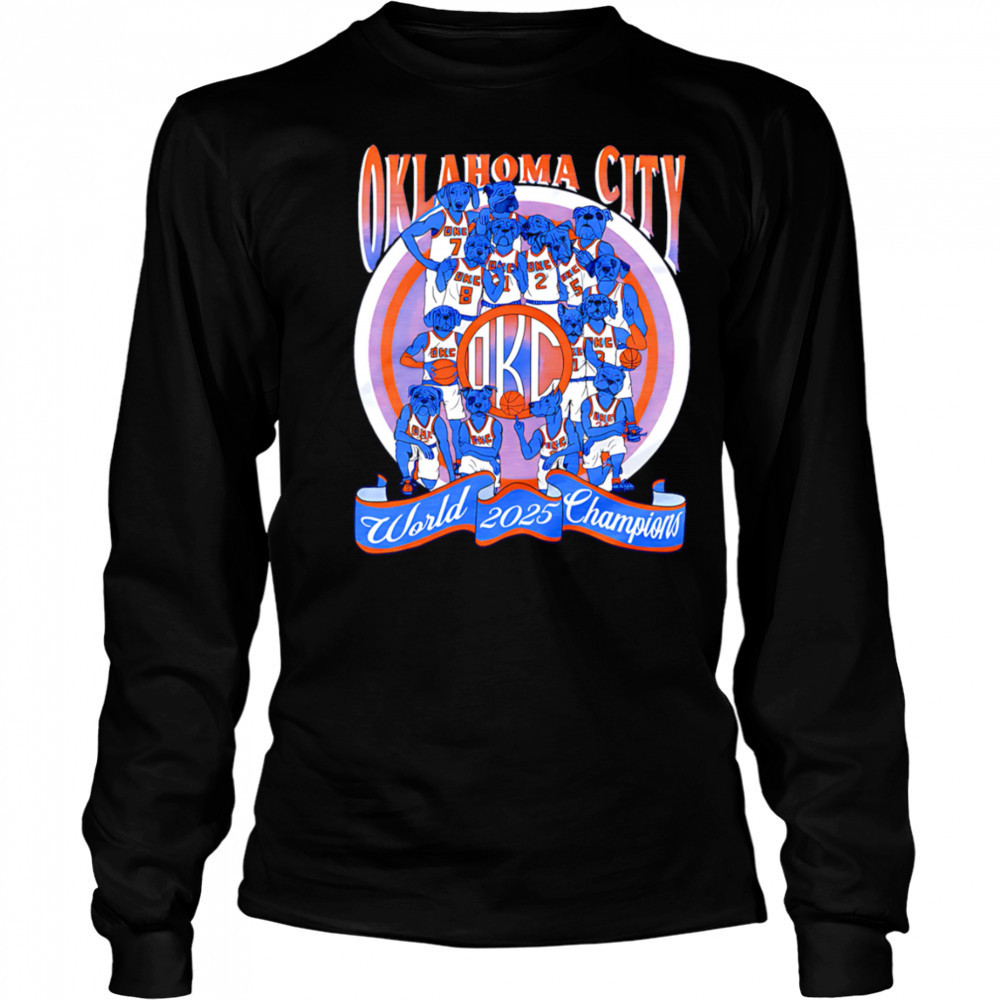 Okc Dogs Champions 2025 shirt Long Sleeved
