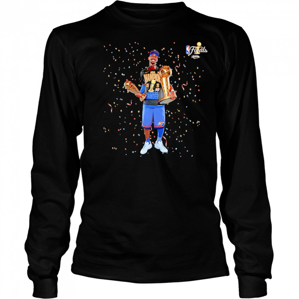 Oklahoma City Thunder Okc 2025 Nba Finals Champions Commemorative shirt Long Sleeved