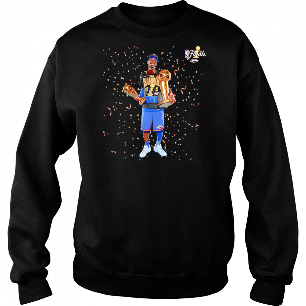 Oklahoma City Thunder Okc 2025 Nba Finals Champions Commemorative shirt Sweatshirt