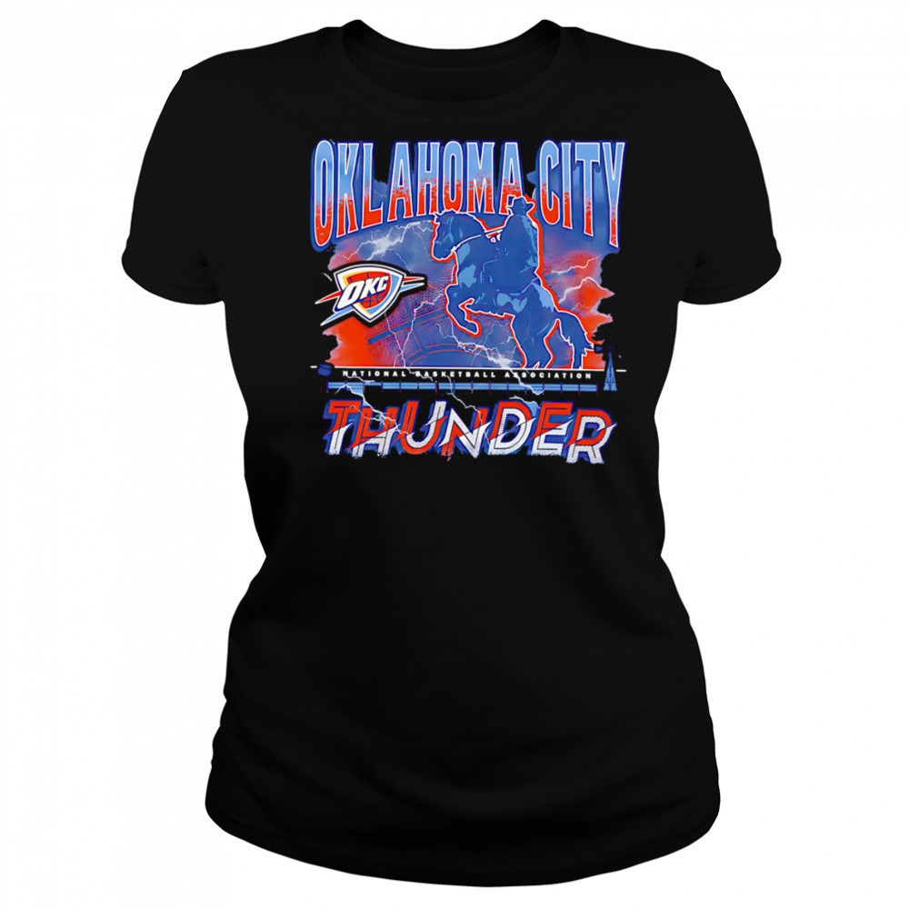 Oklahoma City Thunder Regional Horse Cowboy shirt Women's T-shirt
