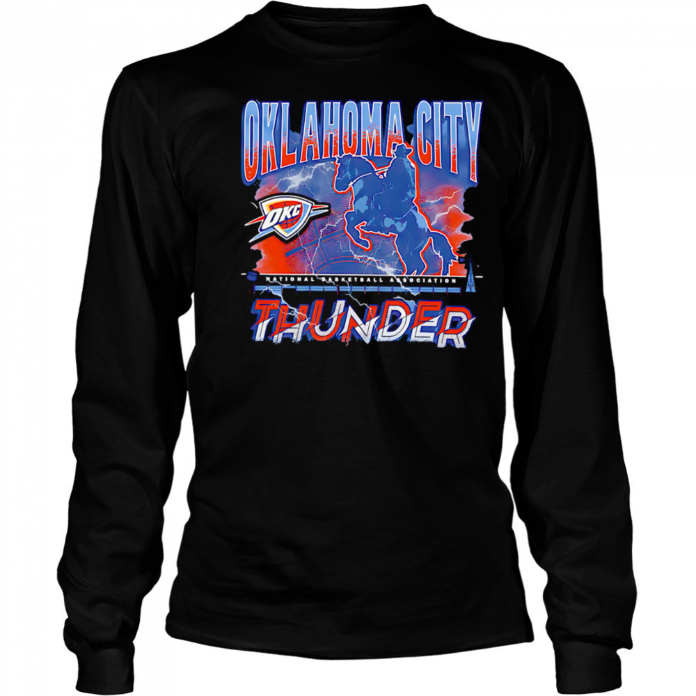 Oklahoma City Thunder Regional Horse Cowboy shirt Long Sleeved