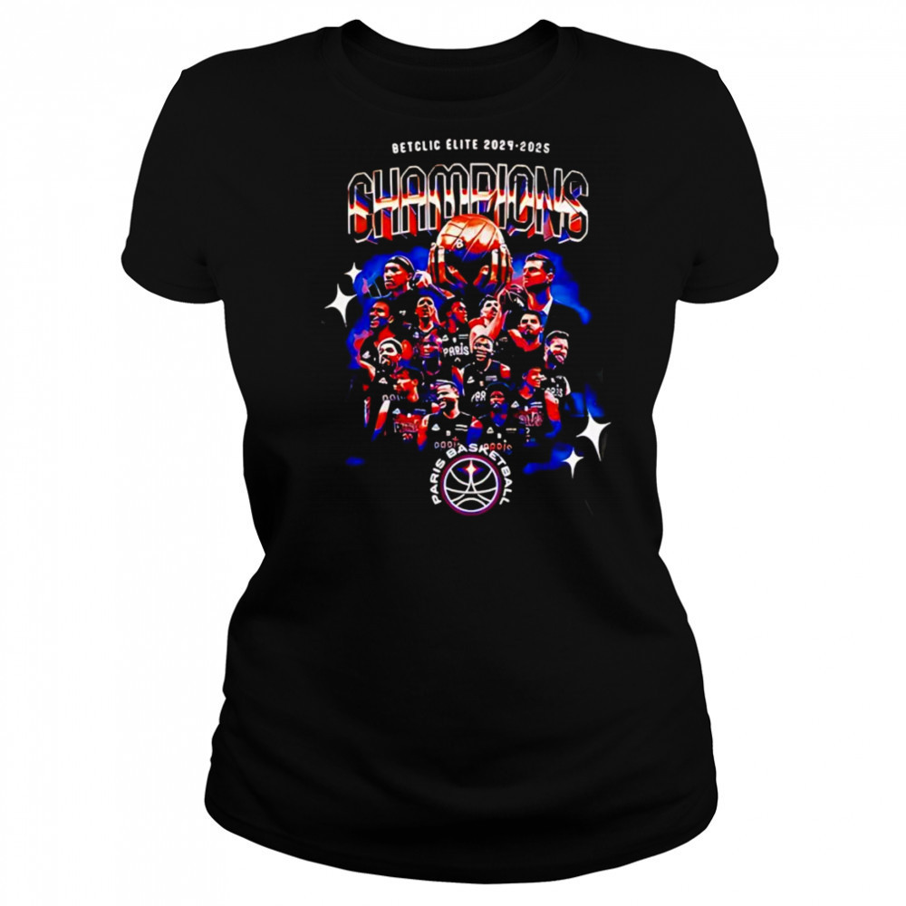 Paris Basketball 2025 Champions de France Women's T-shirt