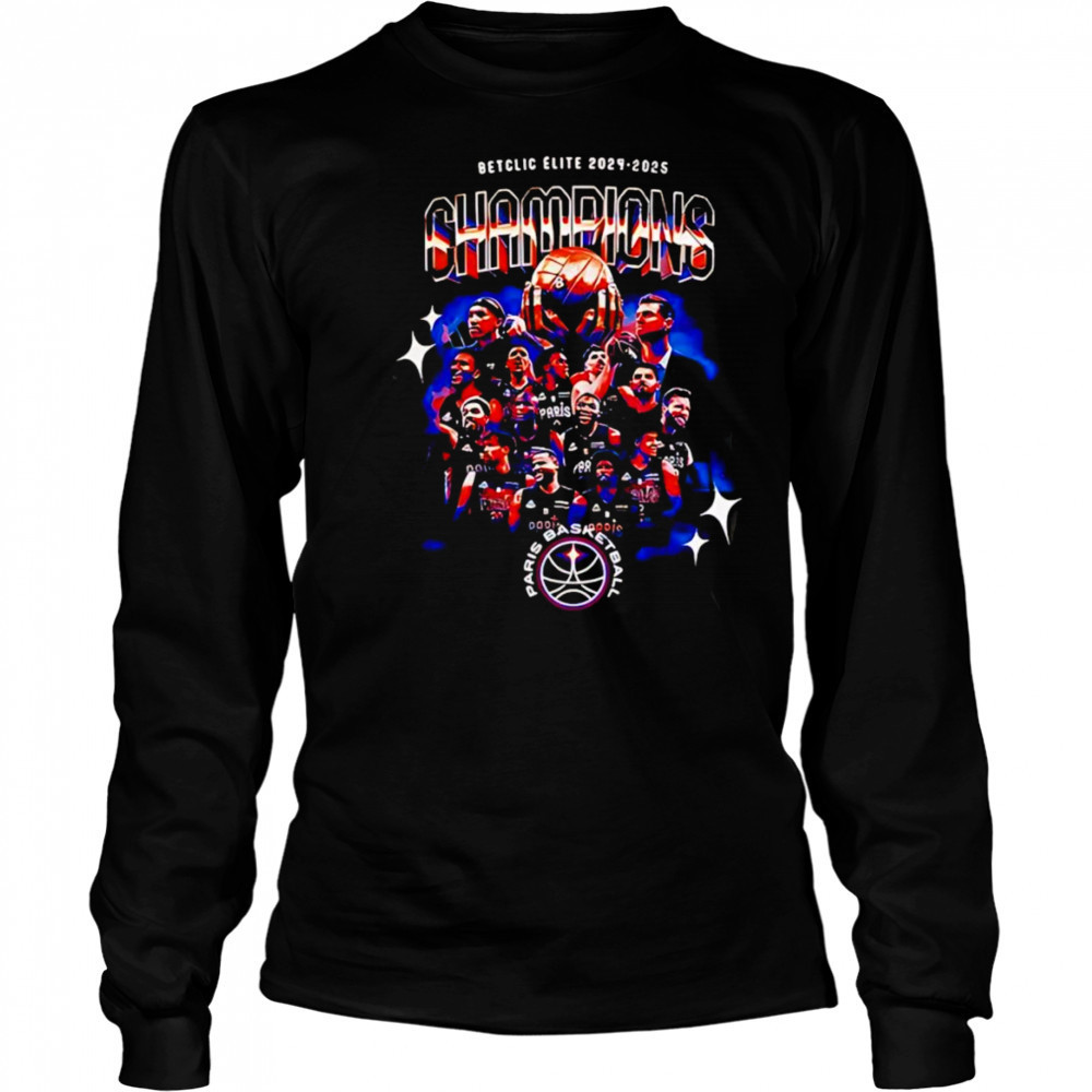 Paris Basketball 2025 Champions de France Long Sleeved