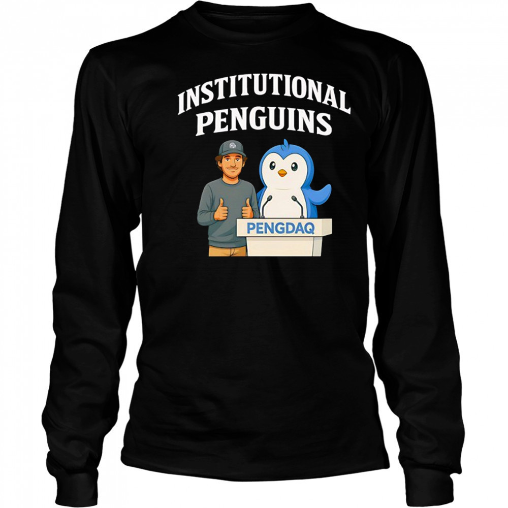 Pengdaq institutional penguins T-Shirt Long Sleeved