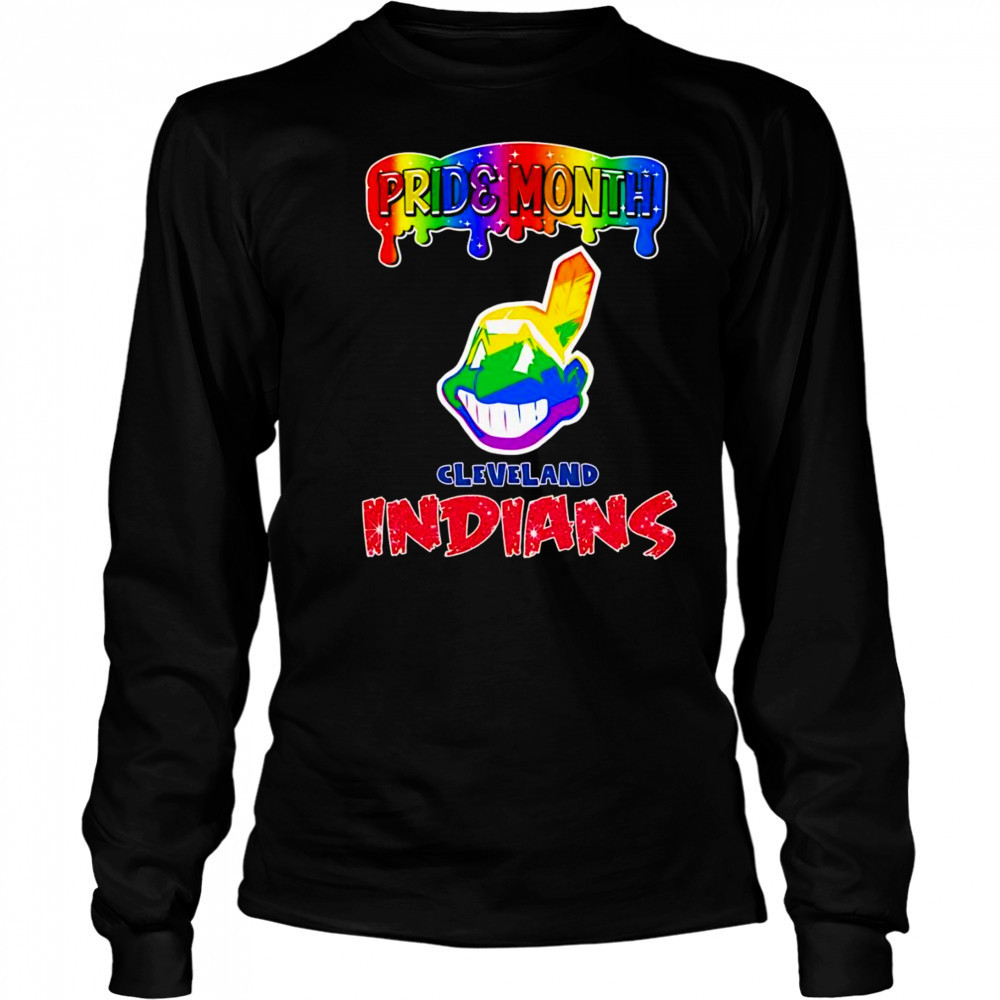 Pride Month Cleveland Indians shirt Long Sleeved