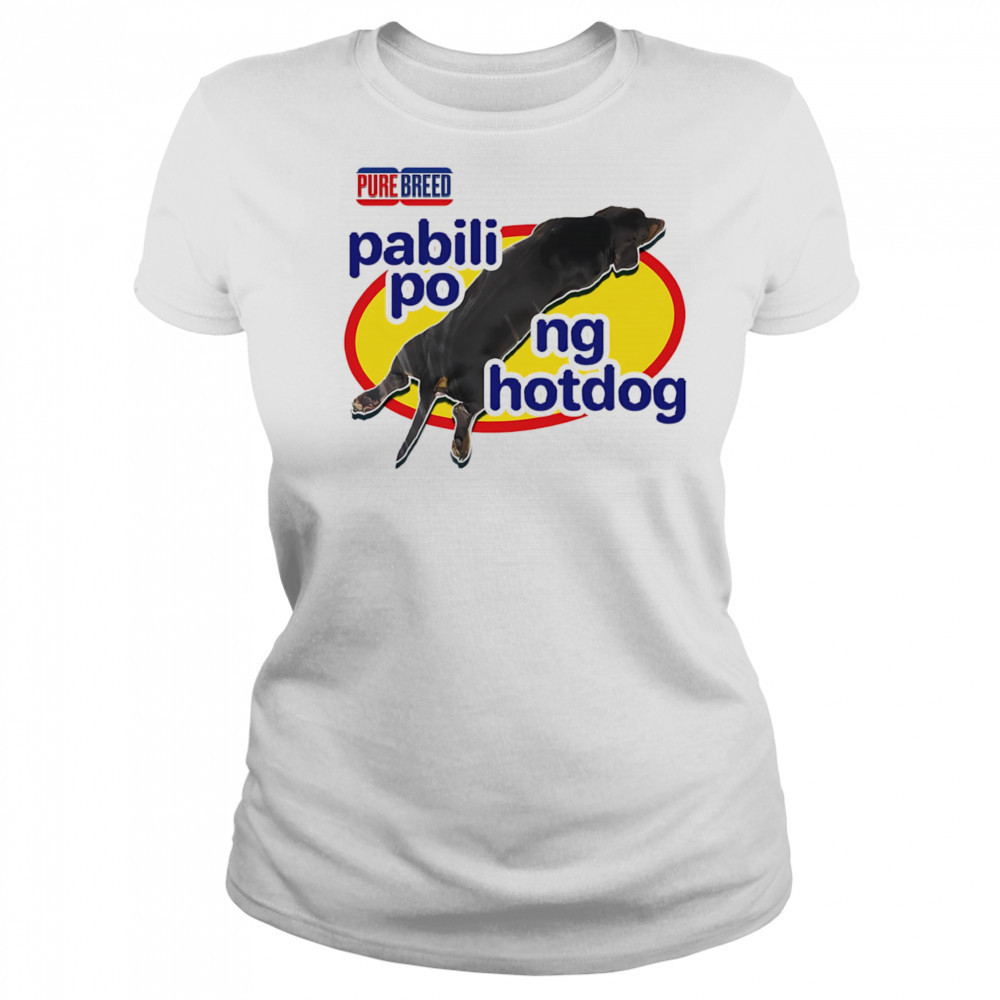 Pure breed pabili pong hotdog shirt Women's T-shirt