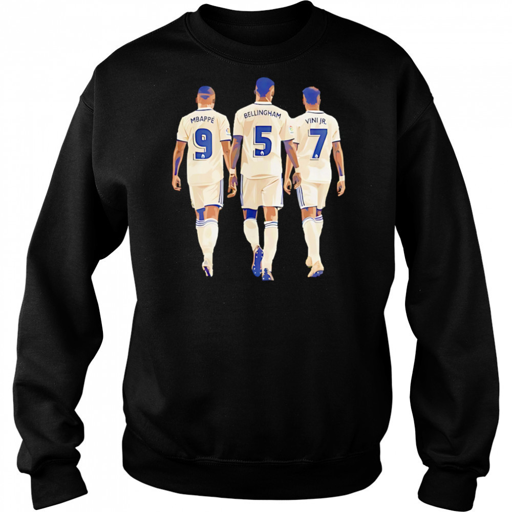 Real Madrid Mbappé Bellingham Vinicius shirt Sweatshirt