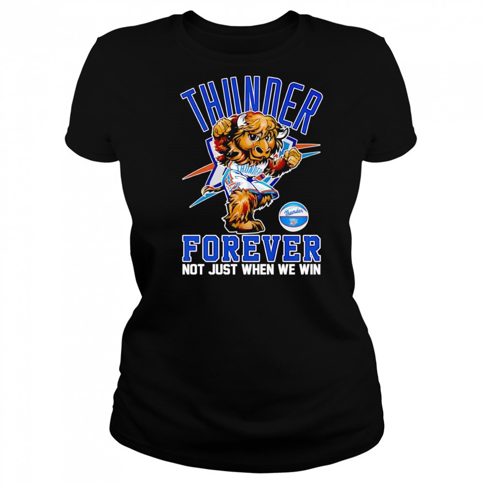 Rumble the Bison Thunder forever not just when we win shirt Women's T-shirt