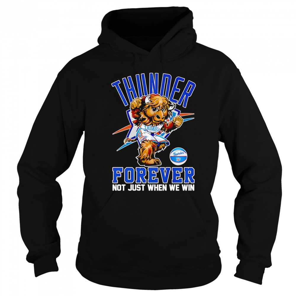 Rumble the Bison Thunder forever not just when we win shirt Hoodie