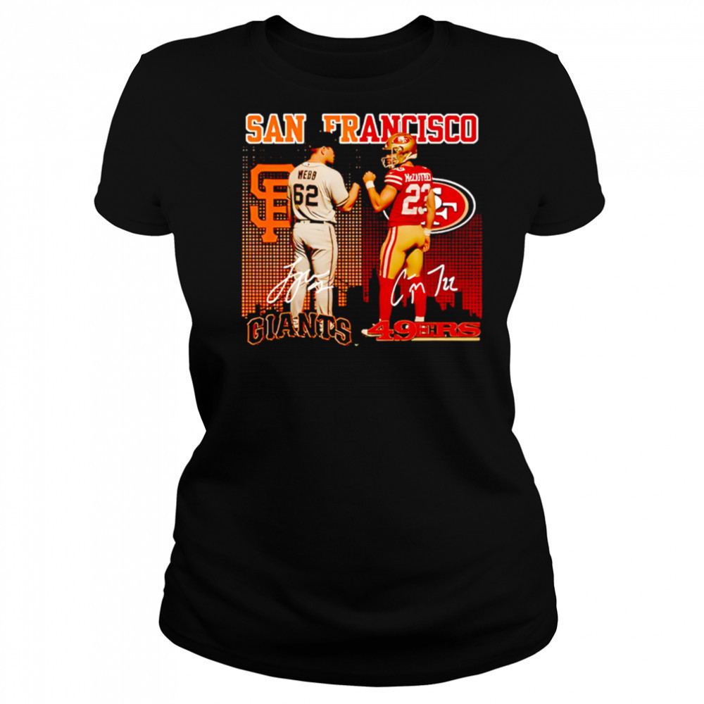 San francisco giants and 49ers star power shirt Women's T-shirt