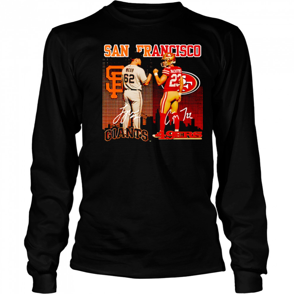 San francisco giants and 49ers star power shirt Long Sleeved