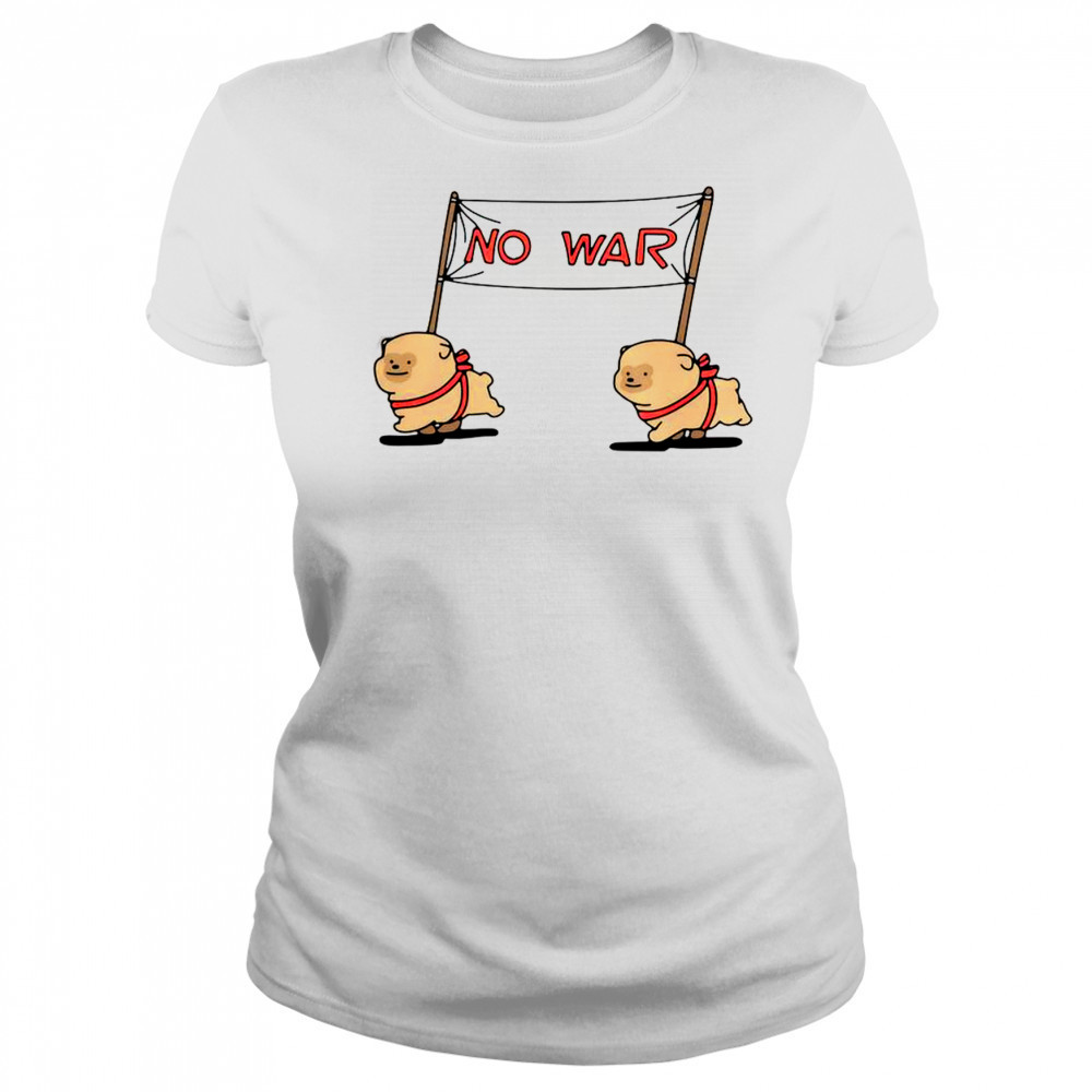 Cute No War Dogs T-Shirt Women's T-shirt