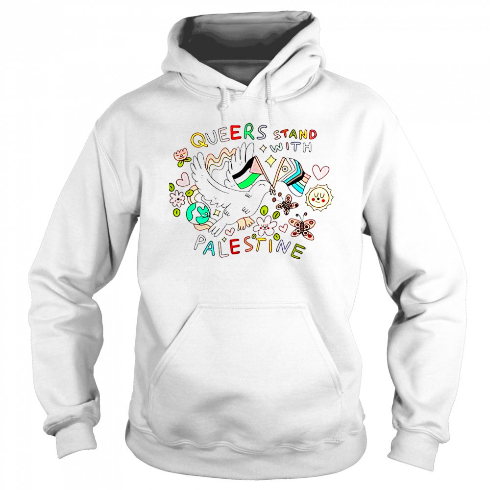 Cute Queers Stand With Palestine T-Shirt Hoodie