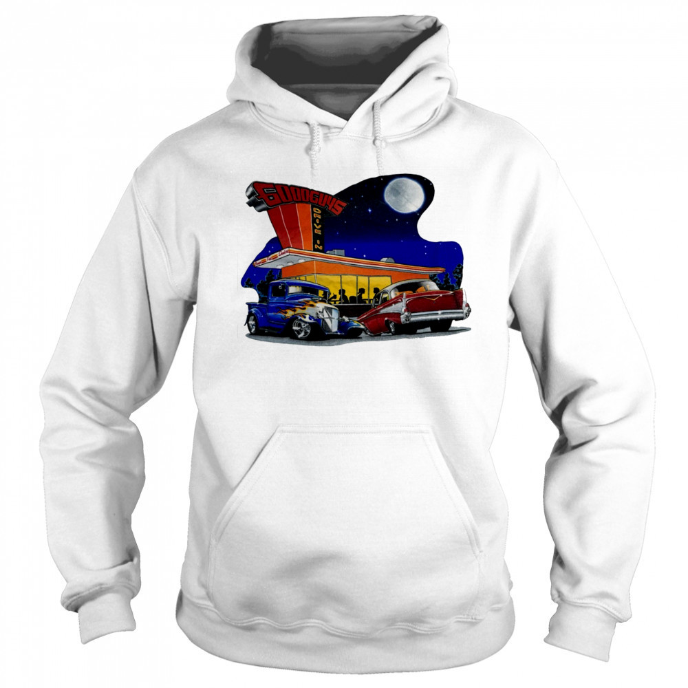 Good Guys Drive In Diner car spell out shirt Hoodie
