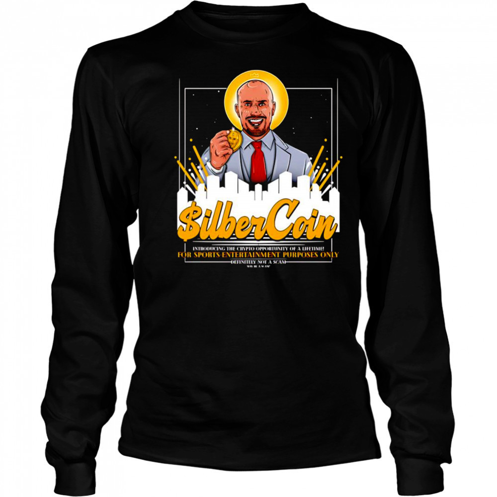 Jared Silberkleit SilberCoin graphic shirt Long Sleeved
