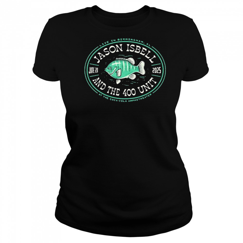 Jason Isbell And The 400 Unit June 28 2025 Birmingham AL Show T-Shirt Women's T-shirt