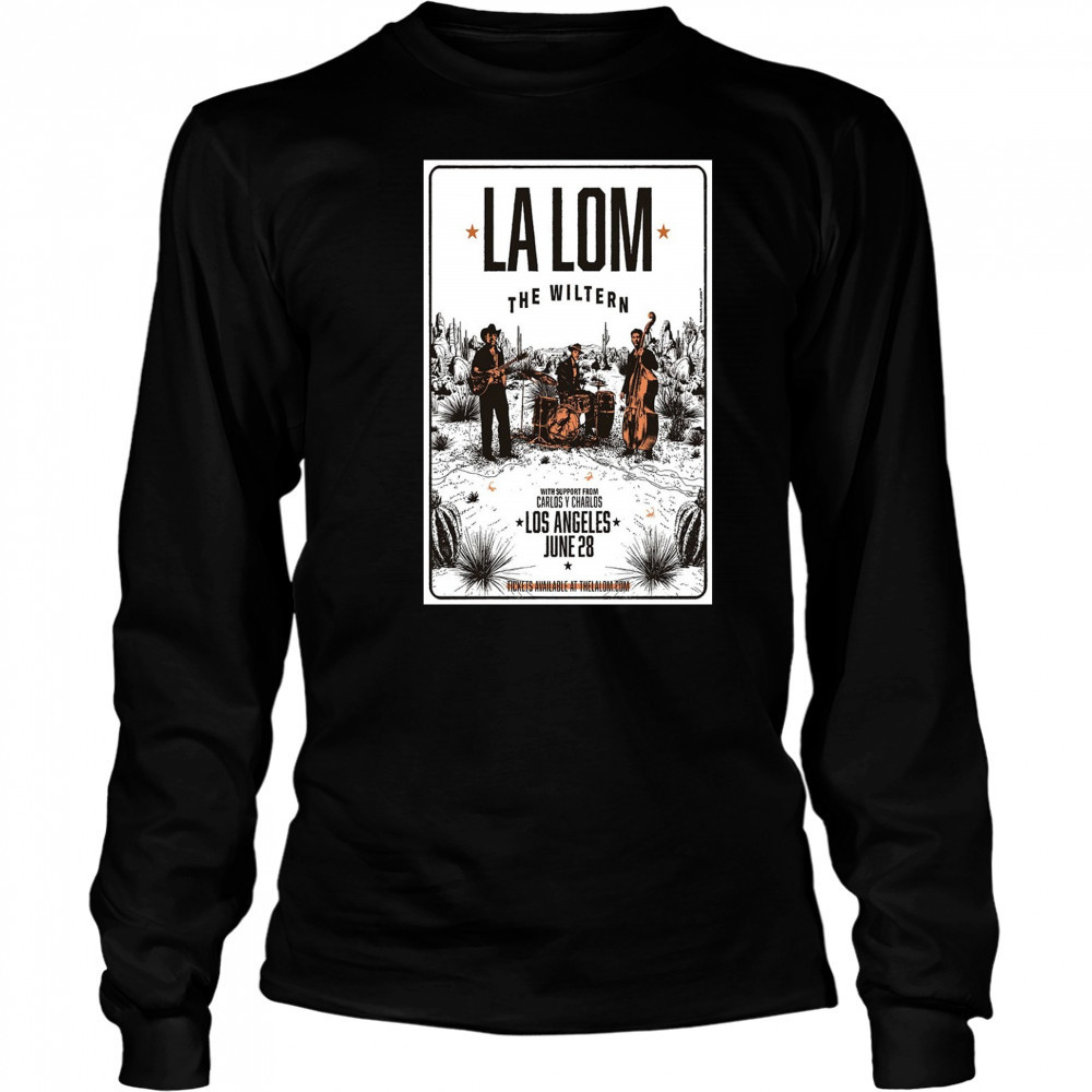 LA LOM The Wiltern Los Angeles CA 06.28.2025 Poster T-Shirt Long Sleeved