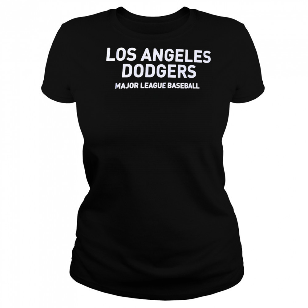 Los Angeles Dodgers Major League Baseball letter shirt Women's T-shirt