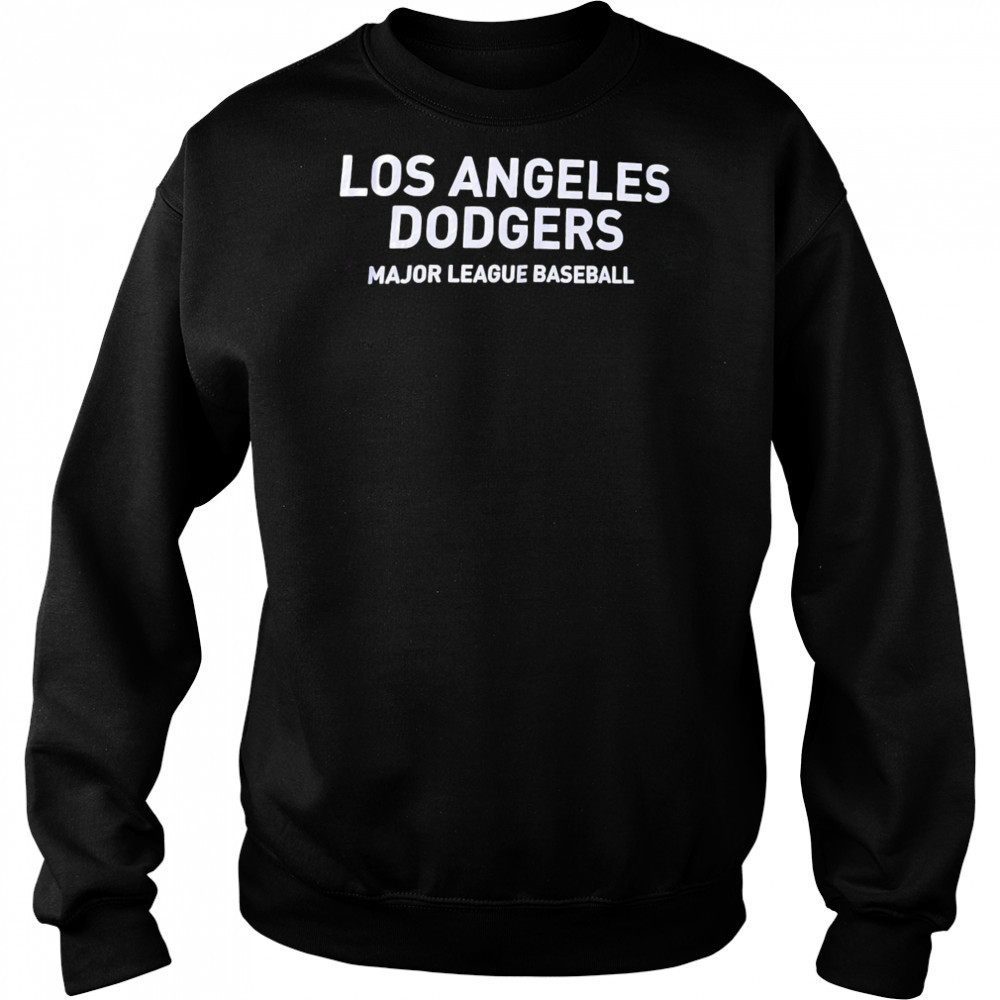 Los Angeles Dodgers Major League Baseball letter shirt Sweatshirt