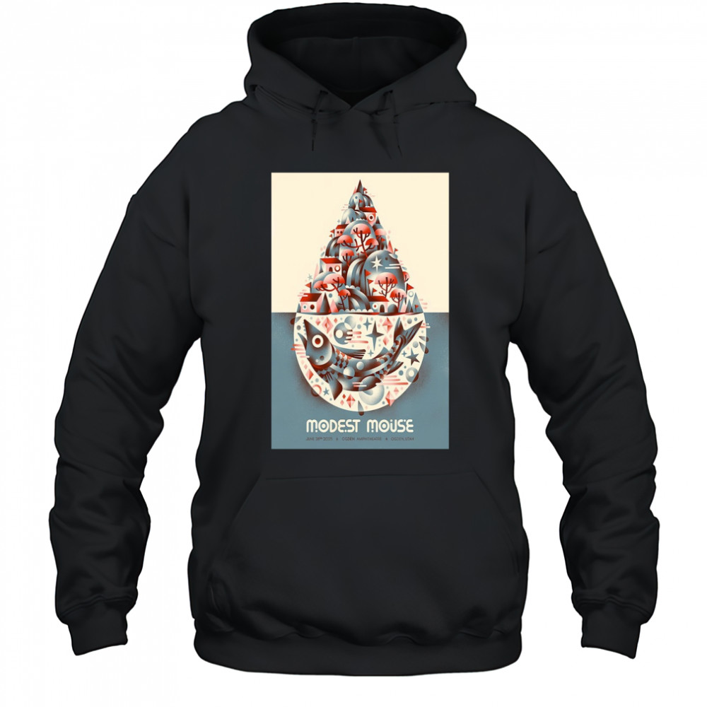 Modest Mouse On June 28 2025 Ogden Amphitheater Show Poster T-Shirt Sweatshirt