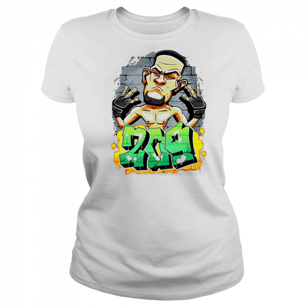 Nate Diaz Stockton 209 graffiti shirt Women's T-shirt