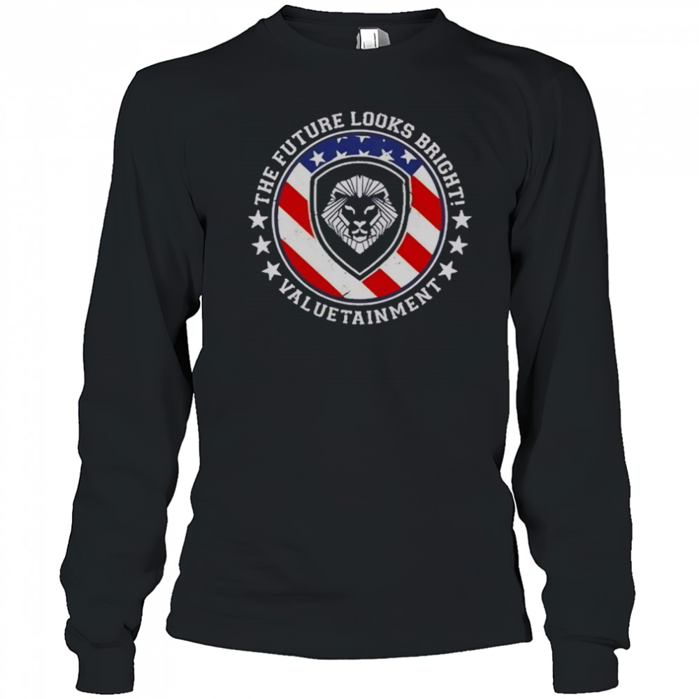 Official Valuetainment Team USA VT American Flag T-Shirt Long Sleeved