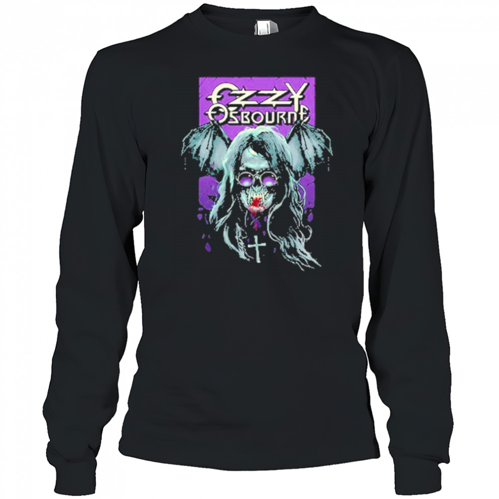 Ozzy Osbourne Bat T-Shirt Long Sleeved