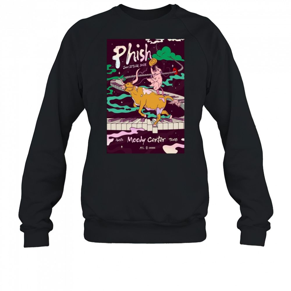 Phish Jun 27-28 2025 Moody Center Austin TX Poster T-Shirt Hoodie