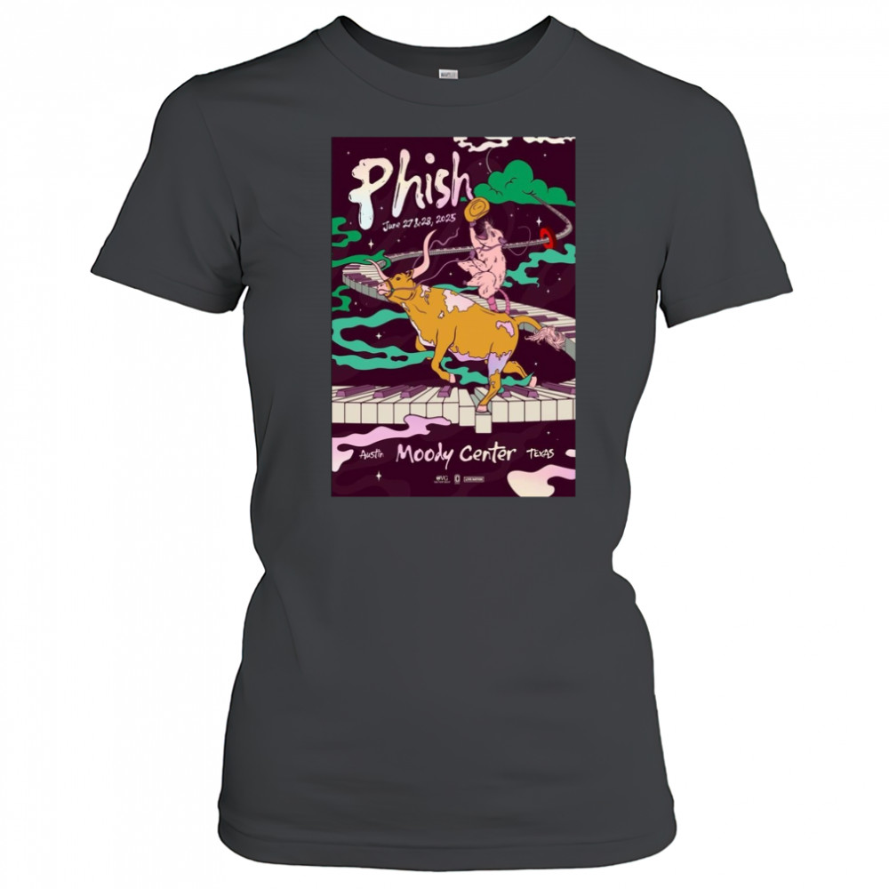 Phish Jun 27-28 2025 Moody Center Austin TX Poster T-Shirt Women's T-shirt