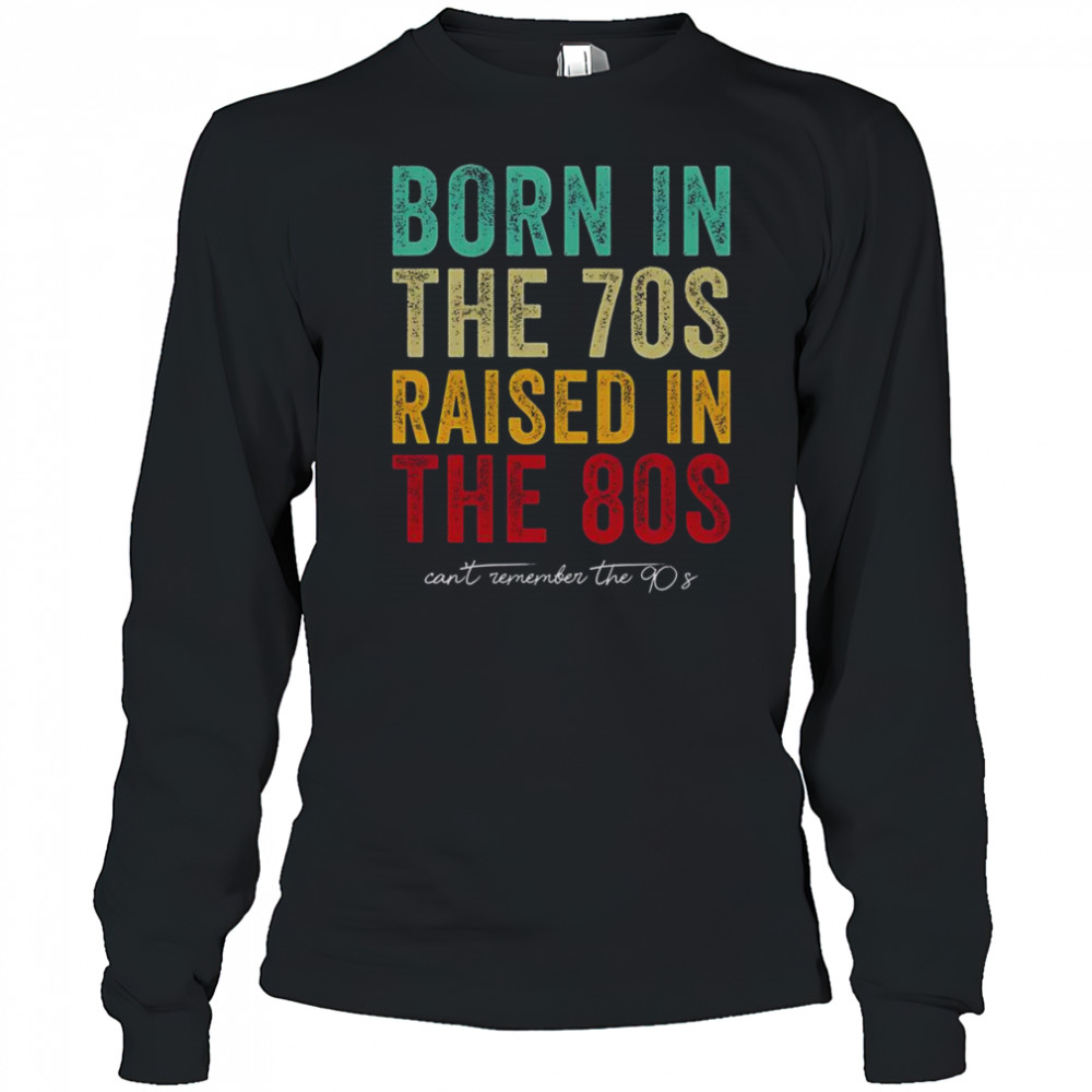 Premium Raised In The 80s Vintage T-Shirt Long Sleeved