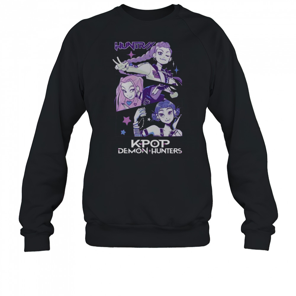 Pretty Kpop Demon Hunters Huntrix T-Shirt Hoodie