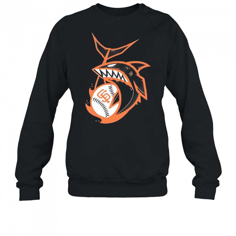 San Francisco Giants baseball X Shark logo shirt Hoodie