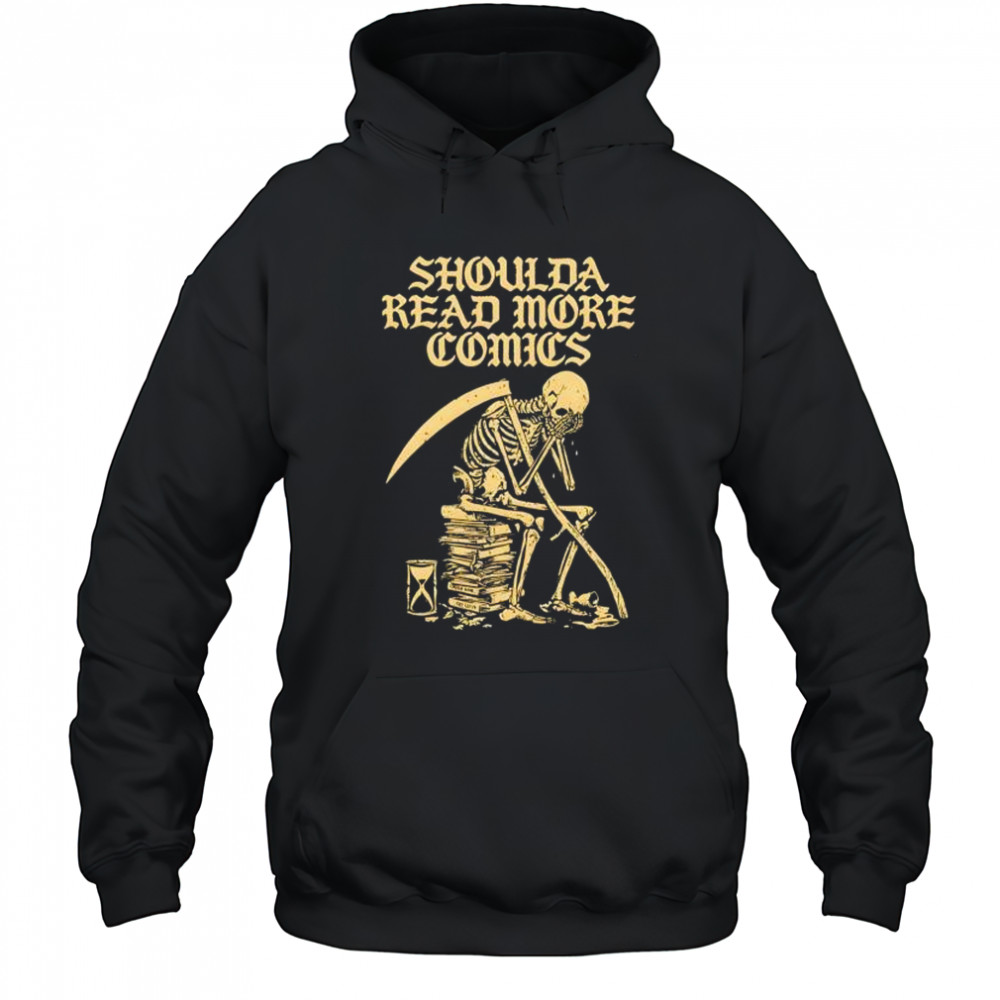 Scott Snyder With Shoulda Read More Comics T-Shirt Sweatshirt
