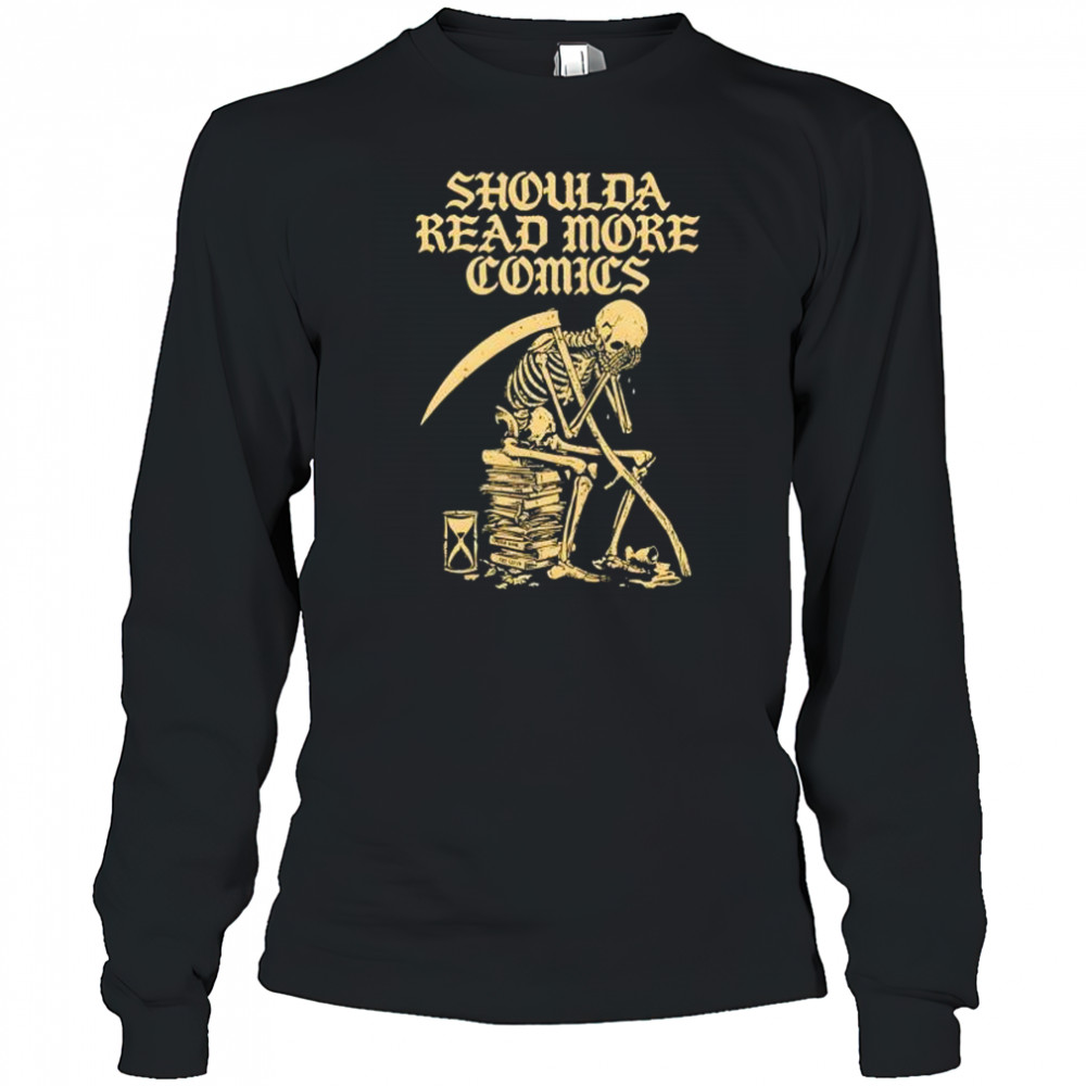 Scott Snyder With Shoulda Read More Comics T-Shirt Long Sleeved