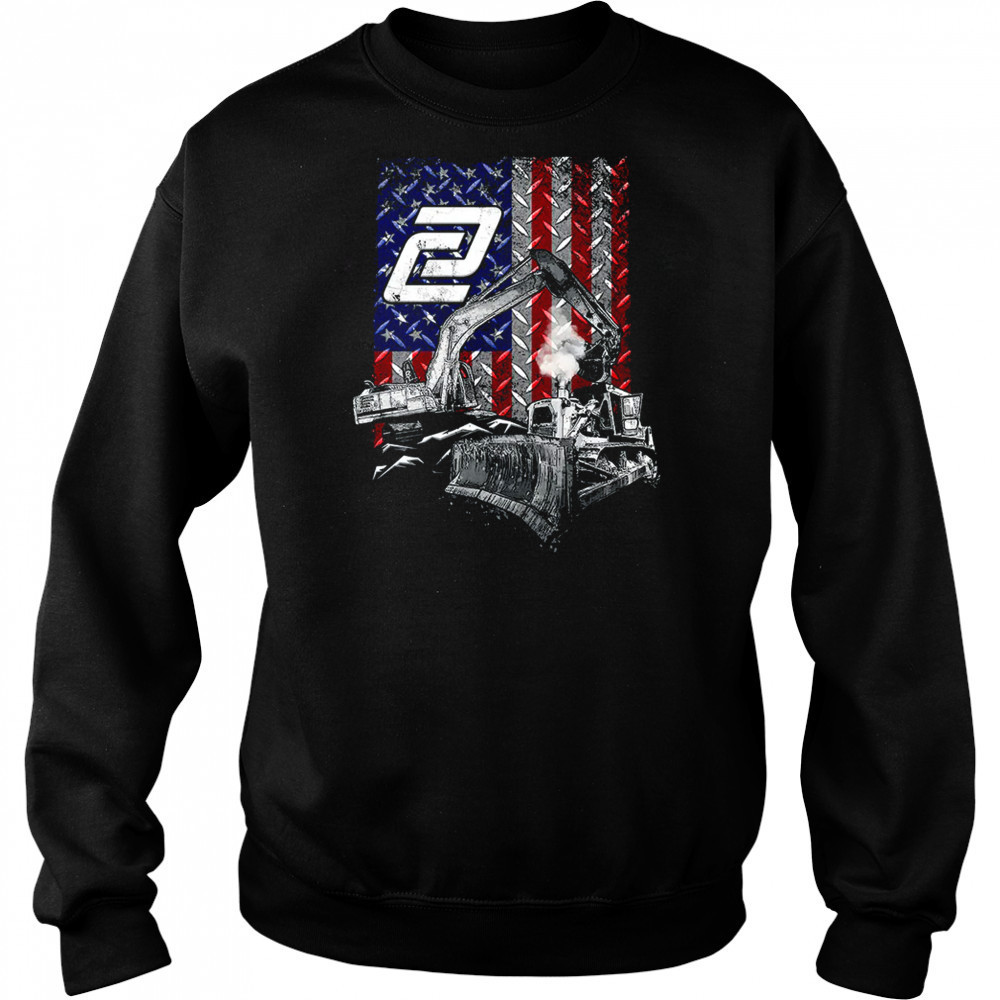2025 Dc Heavy Equipment Flag T-Shirt Sweatshirt