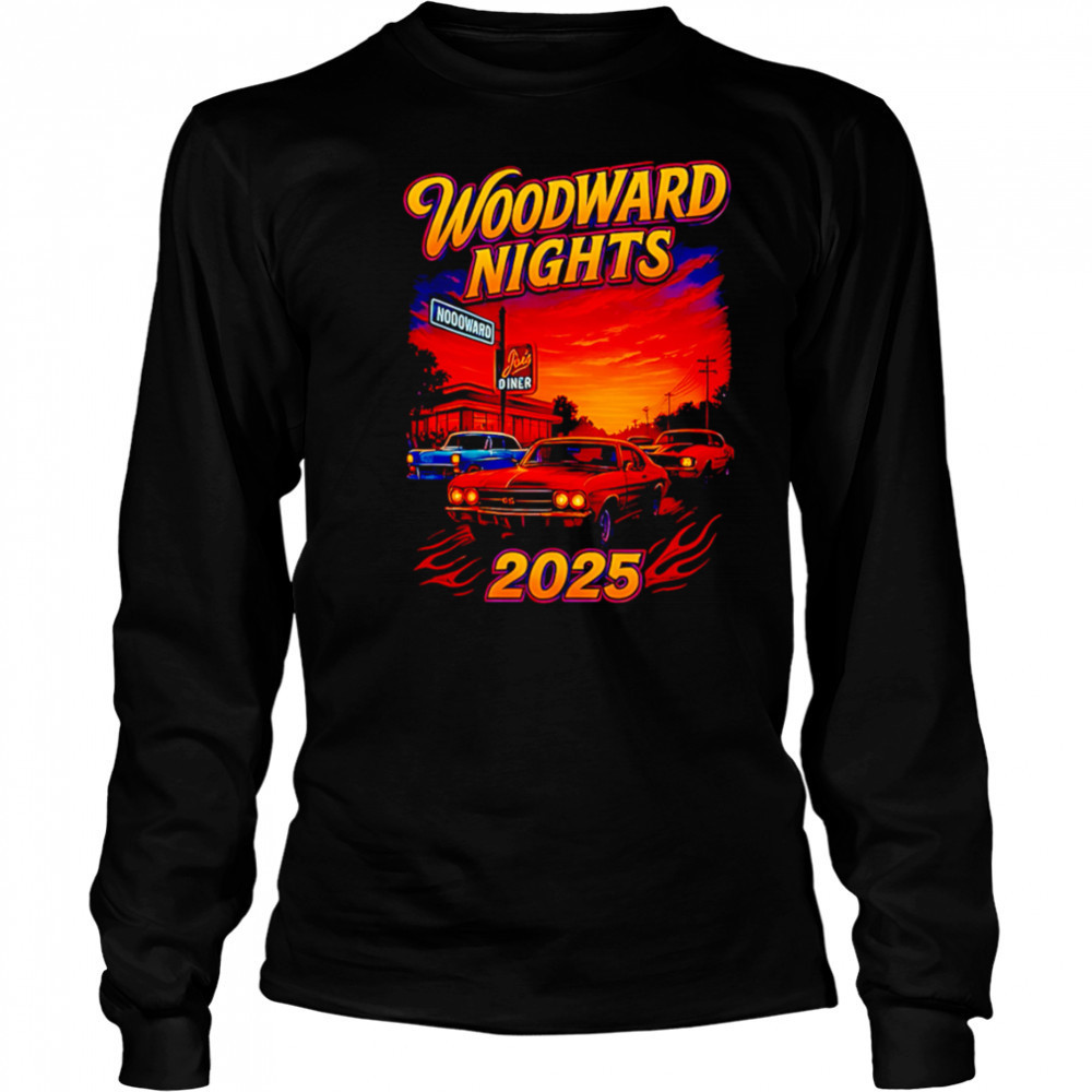 2025 Woodward Nights Woodward shirt Long Sleeved