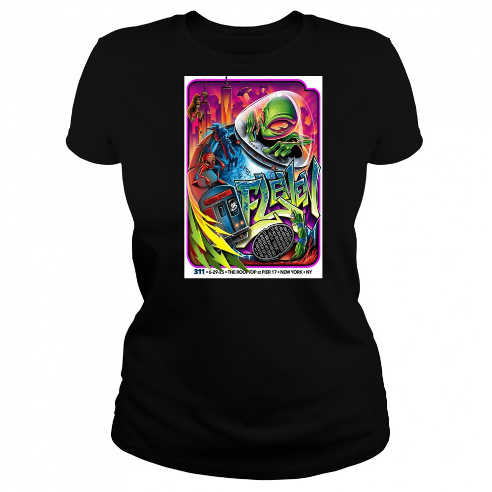 311 Poster June 29 2025 Rooftop at Pier 17 New York NY T-Shirt Women's T-shirt