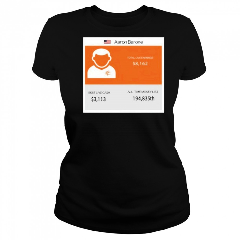 Aaron Barone Total Live Earnings T-Shirt Women's T-shirt
