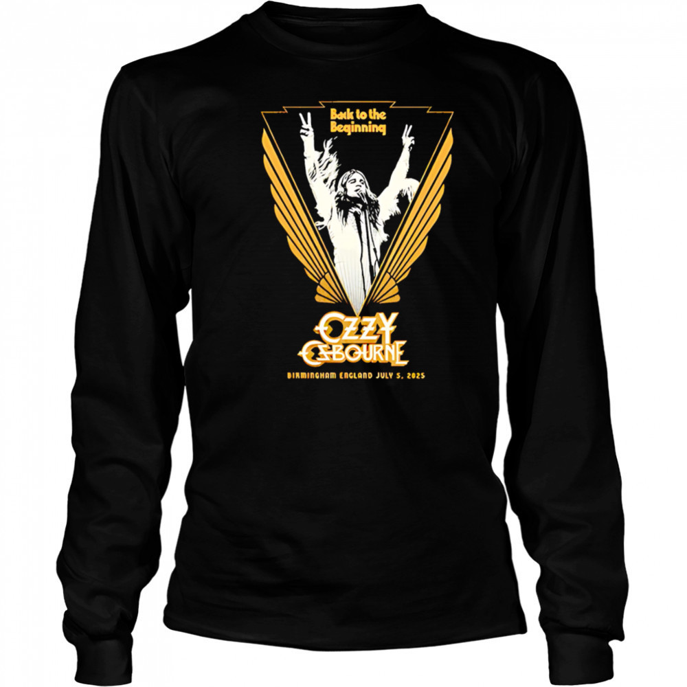 Back To The Beginning Ozzy Osbourne 2025 shirt Long Sleeved