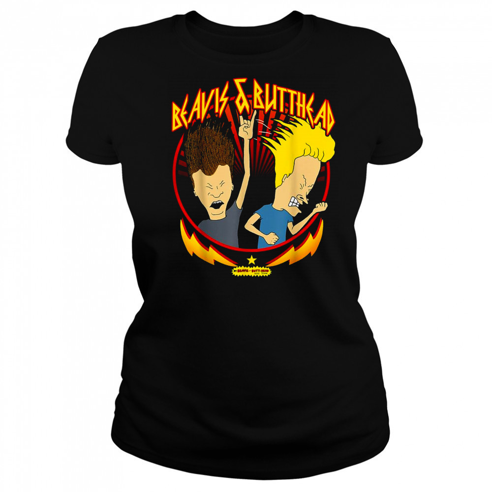 Beavis And Butt Head Metal Colors Rock Out T-Shirt Women's T-shirt